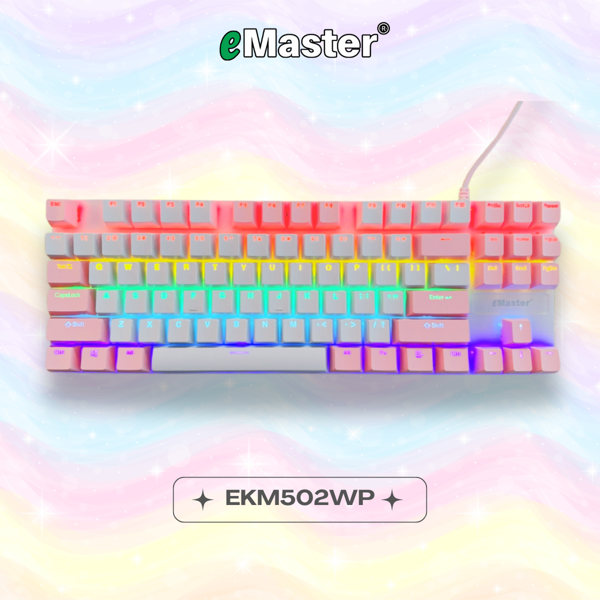 BÀN PHÍM CƠ EMASTER EKM502WP