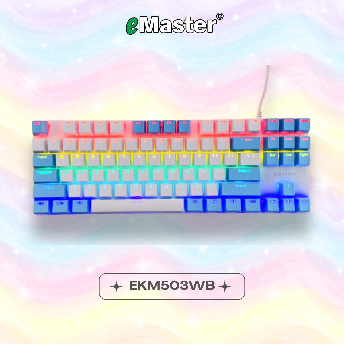 BÀN PHÍM CƠ EMASTER EKM503WB