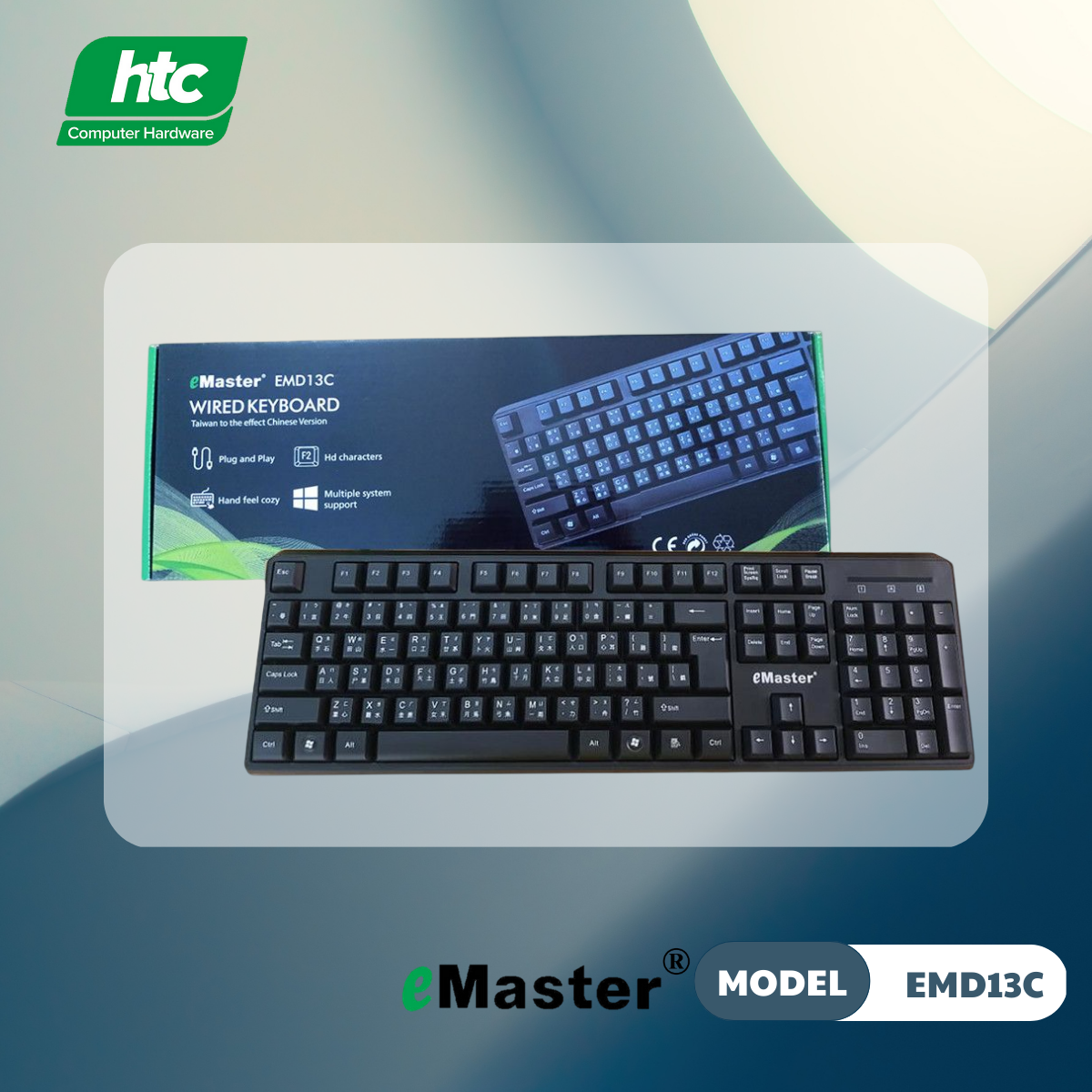 BÀN PHÍM TIẾNG HOA EMASTER EMD13C