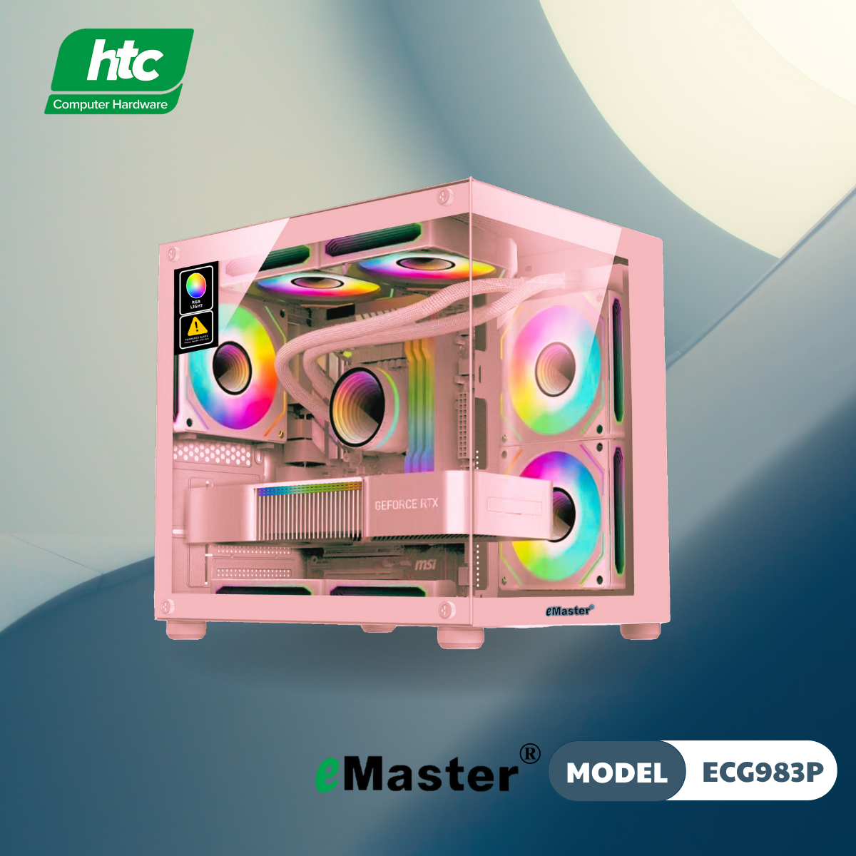 CASE GAMING BỂ CÁ EMASTER ECG983P