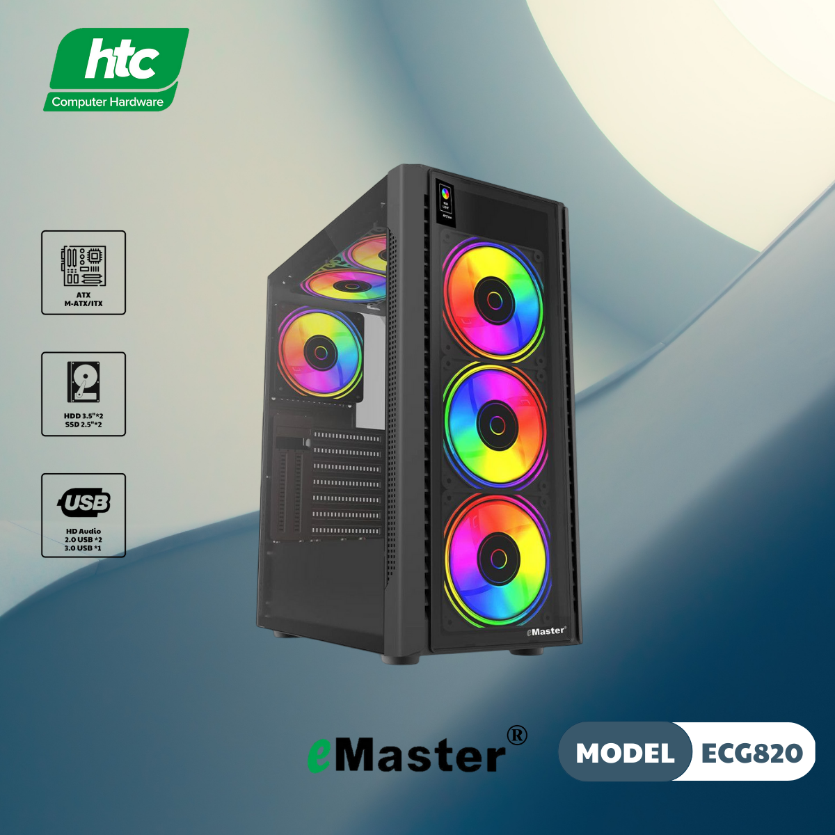 CASE GAMING EMASTER ECG820