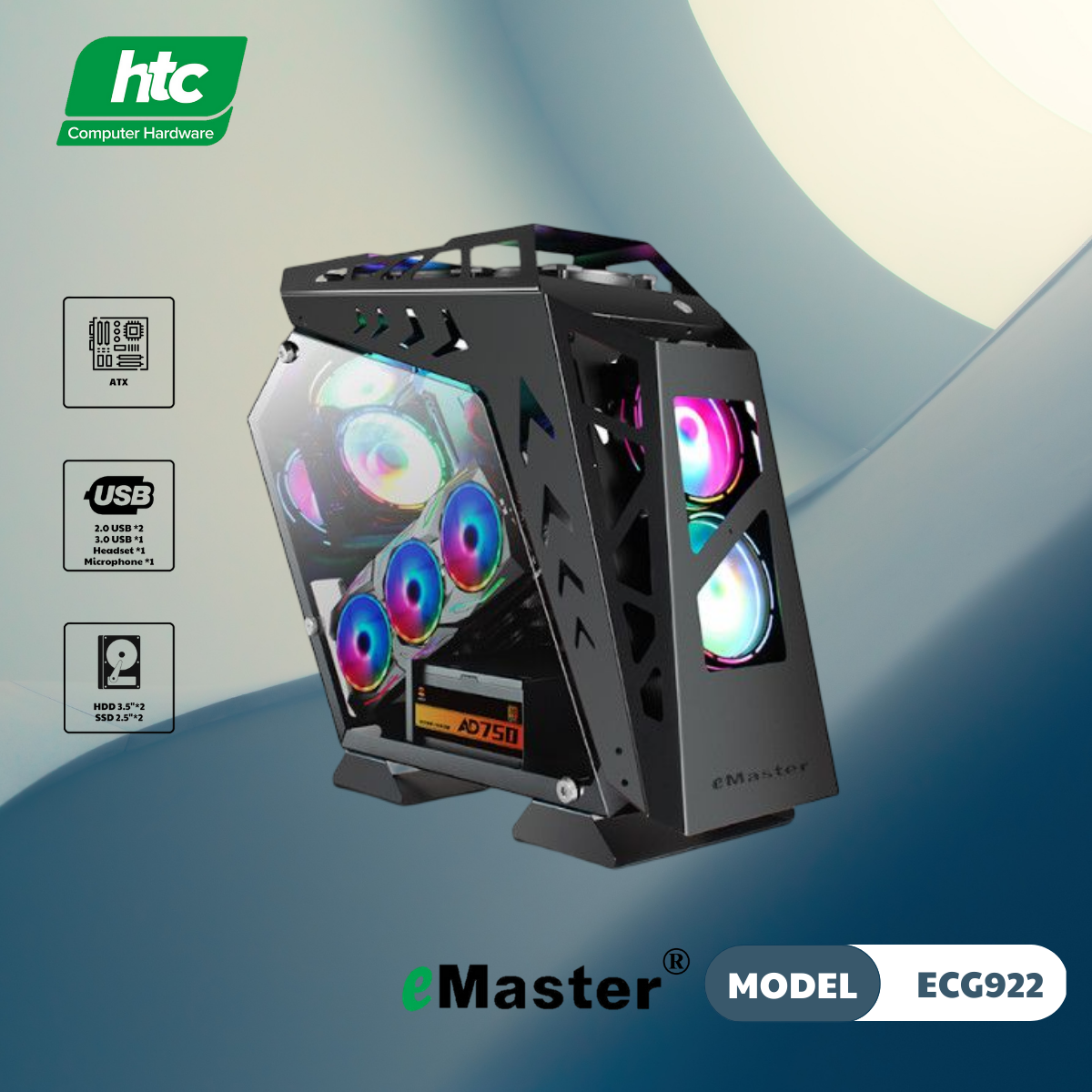 CASE GAMING EMASTER ECG922