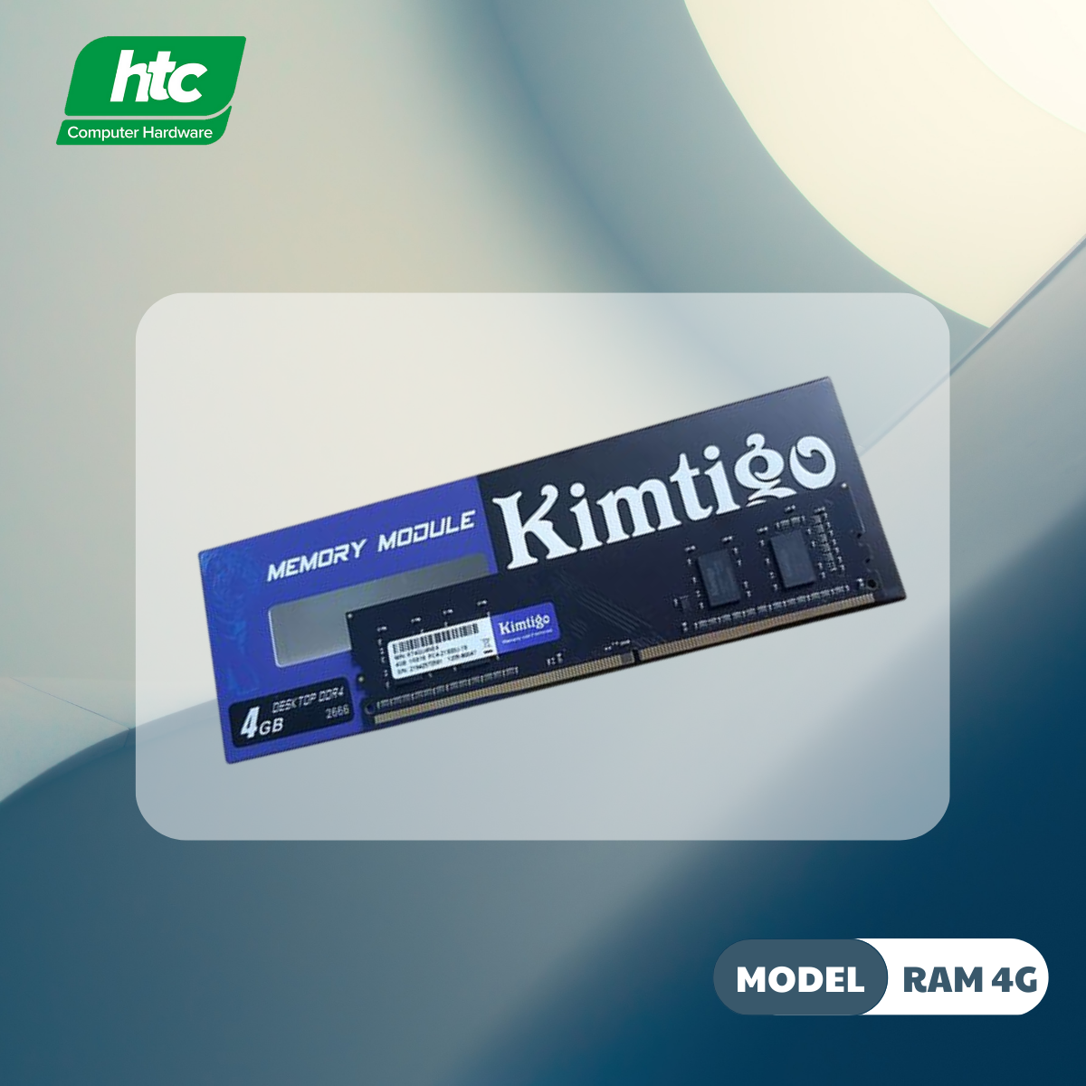 RAM PC KIMTIGO 4GB DDR4 2666MHZ